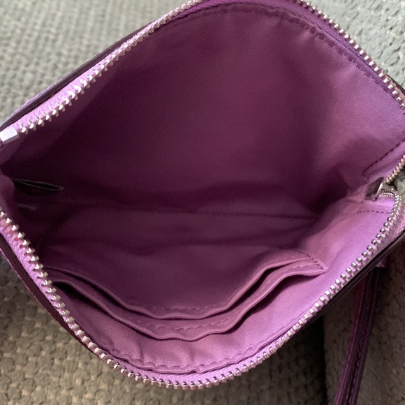 Coach Metallic Lilac Wristlet - Picture 7 of 8